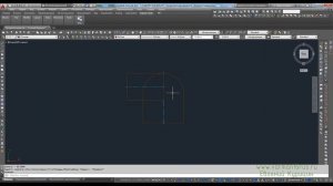 [Начертательная геометрия] Пересечение цилиндра и полусферы, взаимное пересечение поверхностей