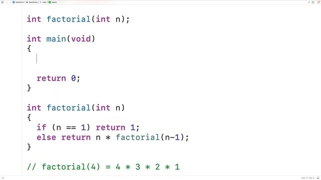 Calculate Factorial Using Recursion | C Programming Example смотреть онлайн