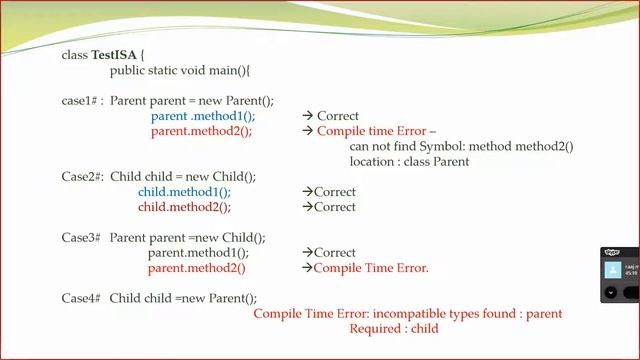 Java OOPs - Encapsulation, Abstraction , Inheritance(Is-a), HAS-A смотреть онлайн