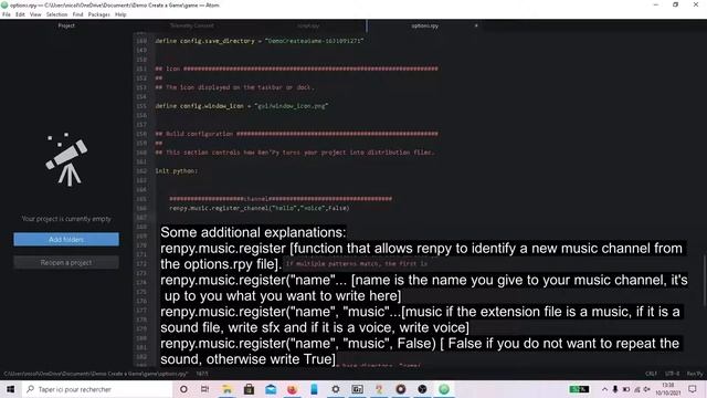 Tutorial Ren'py - Add Musics, Sounds and Voices - Creating a Visual Novel смотреть онлайн