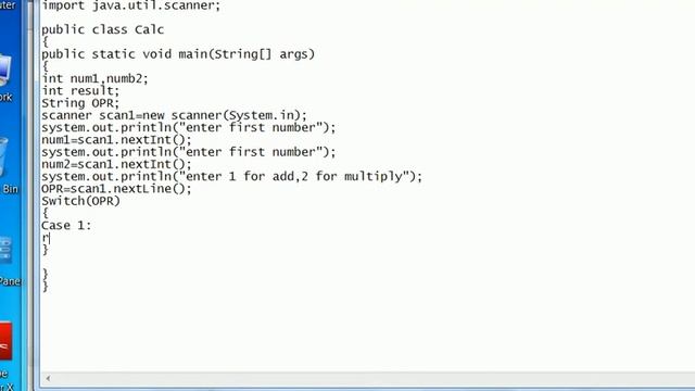 java programming: use switch case смотреть онлайн