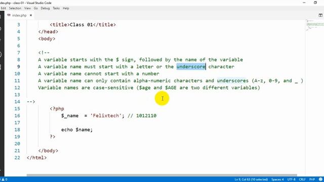 Raw PHP Course for Beginners ( Rules of variable part-06 ) смотреть онлайн