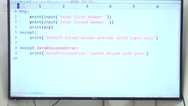 Python Tutorials || Default Except Block & Various except block syntaxes || by Durga Sir смотреть онлайн