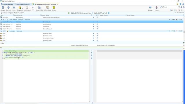 SQL Delta New Schema Compare смотреть онлайн