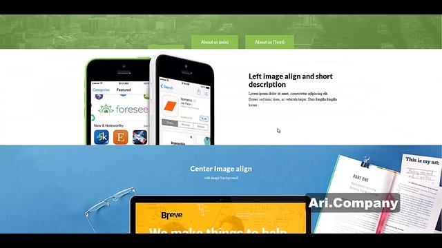 WordPress шаблон Singelo - Ari.Company смотреть онлайн