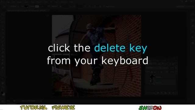 Tutorial Photoshop CS6 - Fisheye effect смотреть онлайн