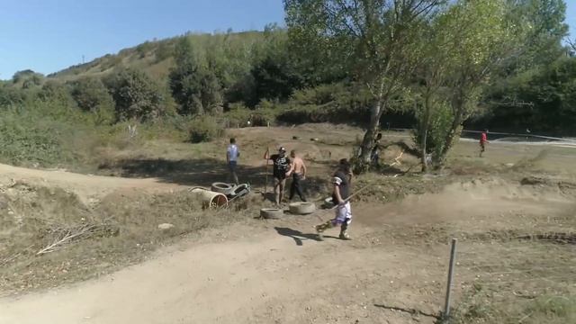 Pit Bike Garage-PBG #motocross #pitbike  #cross #dji #dronephotography #competition #crosscountry