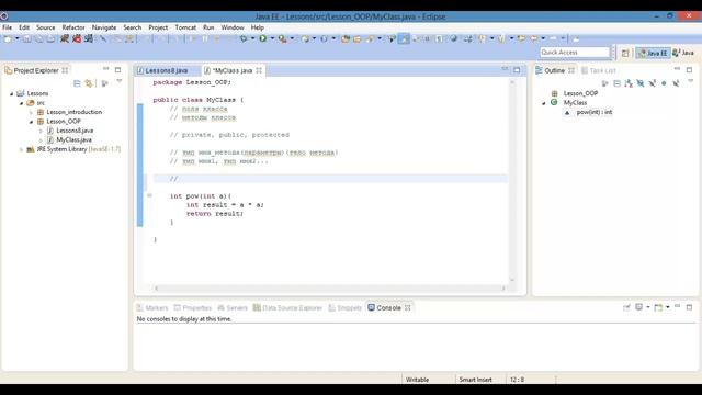 Java - Введение в ООП. Урок 8! смотреть онлайн