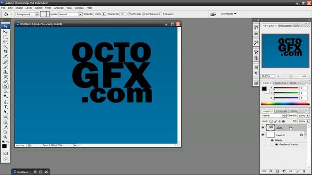 Photoshop Tutorial: 3D Text Effect смотреть онлайн