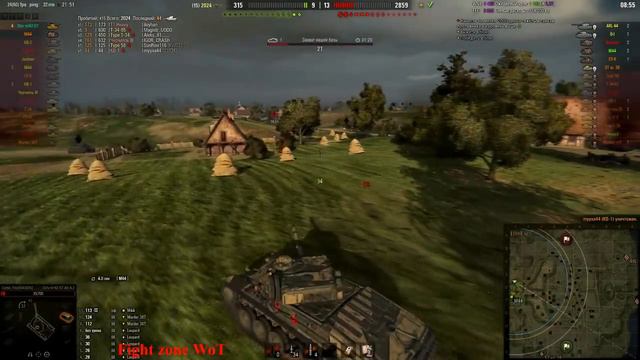 Strv m/42-57 Alt A.2 тащит бой за всю команду! WoT Epic! смотреть онлайн