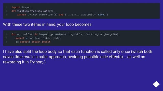 Go through a number of functions in Python смотреть онлайн