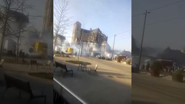 Очередные беспорядки во Франции в г.Ле Мане смотреть онлайн