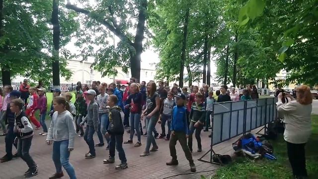 Общегородская зарядка Ярославль 23.06.2017 смотреть онлайн