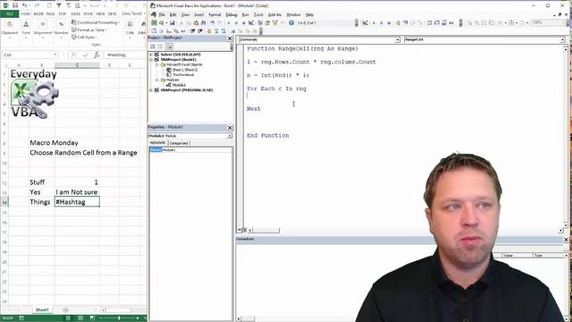 Macro Monday Function to Find Random Cell in a Range - Code Included смотреть онлайн