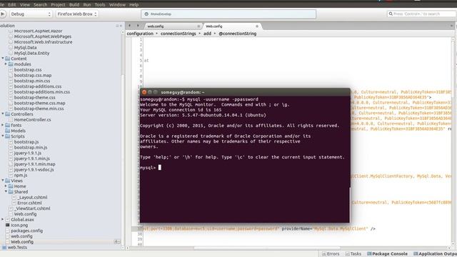 02-MVC Entity Framework Setup MySQL Database смотреть онлайн