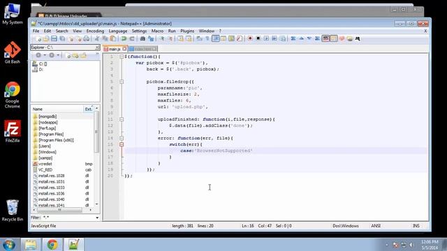 Projects in HTML5 – Chapter 34 – JQuery Filedrop Plugin Part 1 смотреть онлайн