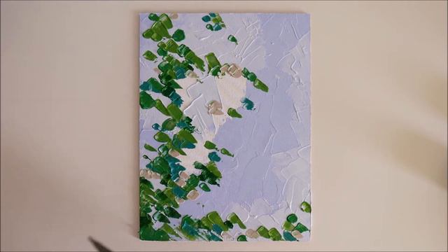 Speed Painting #5 - Easy Painting Flowers - Acrylic on Canvas | mishellka | relaxing смотреть онлайн