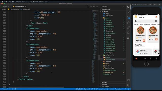 React Native Pizza App Speed Code смотреть онлайн