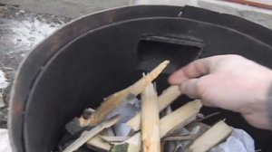 Бубафоня для теплицы. Дымоход. | Полная загрузка и испытание  бубафони| Часть третья