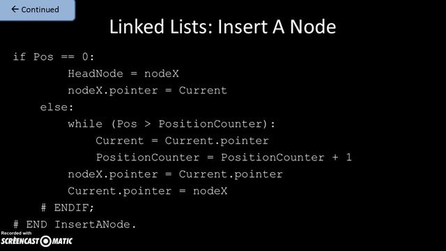 Python: Linked Lists and Recursion смотреть онлайн
