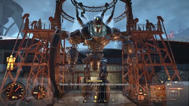 Fallout 4 - Liberty Prime Activation смотреть онлайн