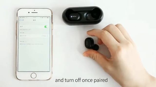 How to use QCY T1C? QCY T1C Instruction! смотреть онлайн