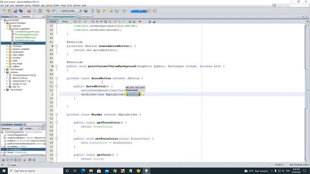 Java Swing - JCombobox Suggestions and Autocomplete смотреть онлайн