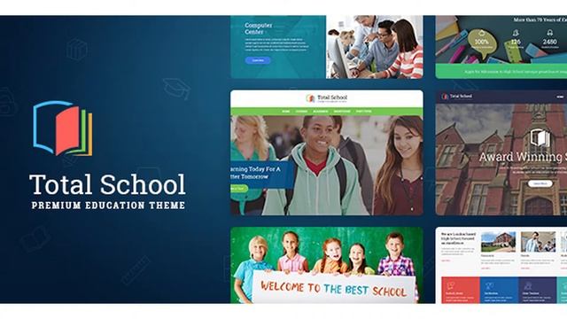 Total School - Primary, Secondary & High School Education WordPress Theme | Themeforest Website смотреть онлайн