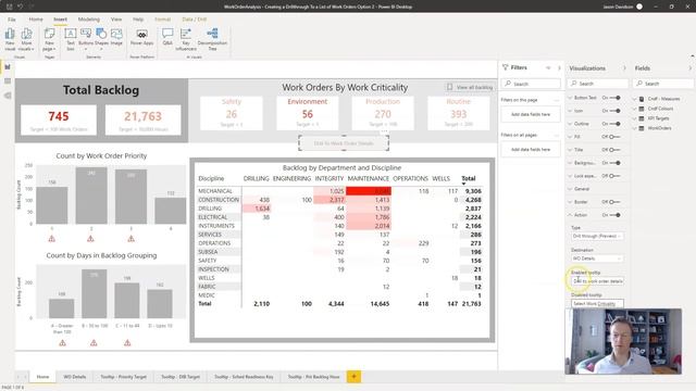 QT#19 - Drill Through From a Card Visual in Power BI - Option 2 смотреть онлайн