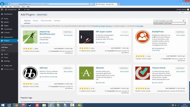 Add Header / Footer Text in WordPress with NO CODING! смотреть онлайн