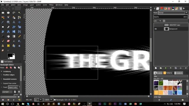 Create Text with Rays of Light & Glow Behind in GIMP | Using GIMP Tutorial смотреть онлайн