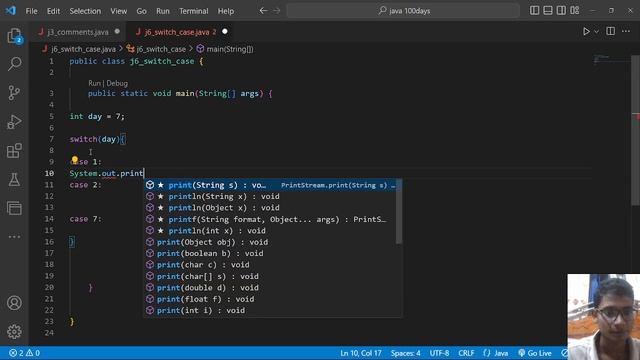 #j6 switch case in java #trogrammer #java смотреть онлайн