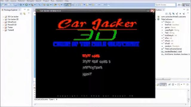 Java Game Programming CJ3D a Game Intro Design HD смотреть онлайн