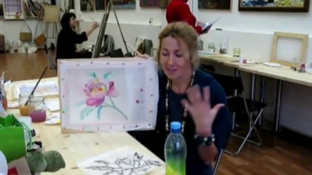 отзыв Натальи о мастер классе батика в студии.mp4 смотреть онлайн