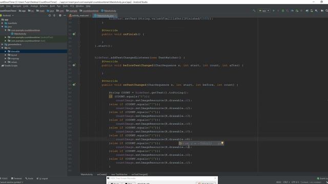 Android Count Down Timer смотреть онлайн