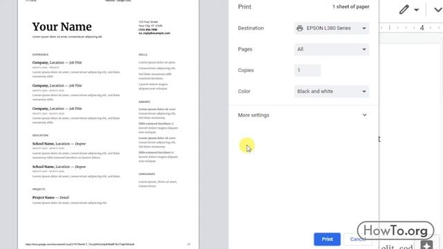 How to Print from Google Docs смотреть онлайн