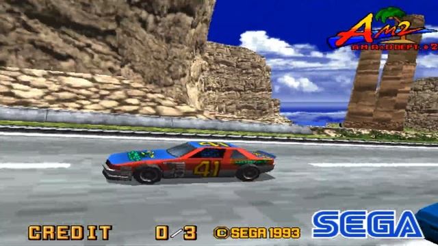 Daytona USA '93 Edition:Attract Mode (USA) смотреть онлайн