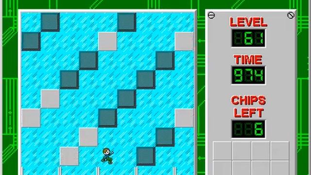 Chip's Challenge 1 Level 61 (Rink) - 950 seconds смотреть онлайн