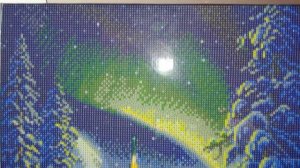 #21. АЛМАЗНАЯ МОЗАИКА С LED ПОДСТВЕТКОЙ " СВЕТ МИРА"