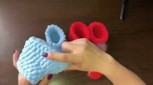 пинетки из Alize puffy fine