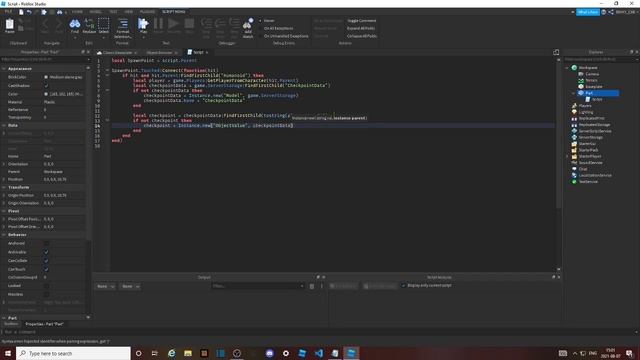 How to make a checkpoint WITHOUT TEAMS in ROBLOX studio смотреть онлайн