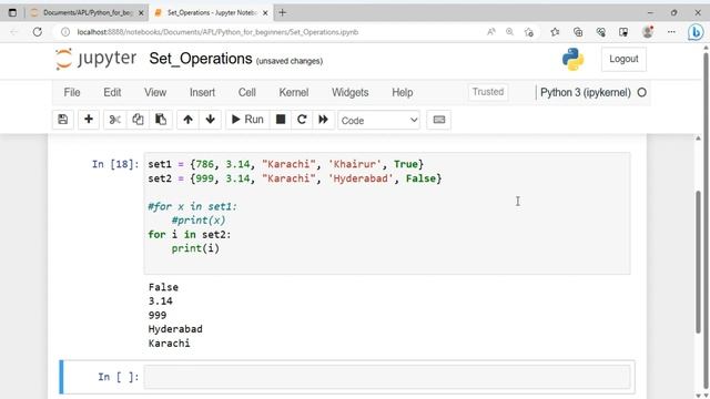 Set Operations in Python (in Sindhi) смотреть онлайн