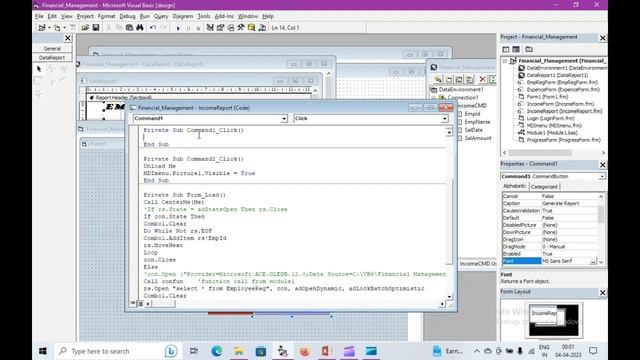 Data Environment, Parameter Passing in vb6.0 | function in vb 6.0 data report | data report in vb6. смотреть онлайн