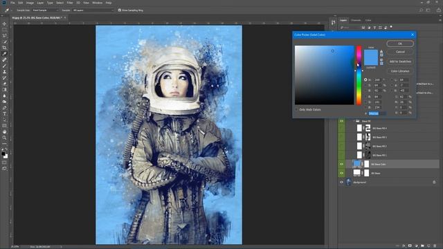 Artistic Watercolor Photoshop Action Guide смотреть онлайн