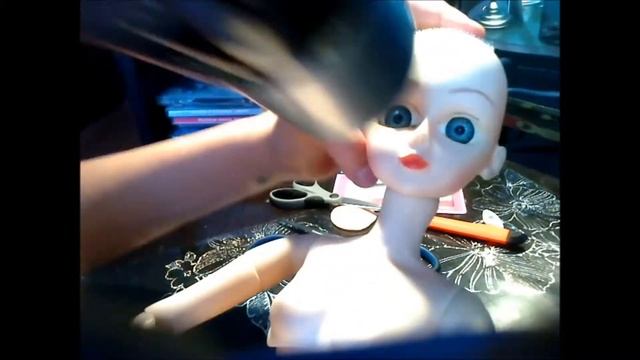 МК.ООАК.Как поменять глаза кукле "Звезда подиума"(Super girl).Слабонервным не смотреть :D. смотреть онлайн