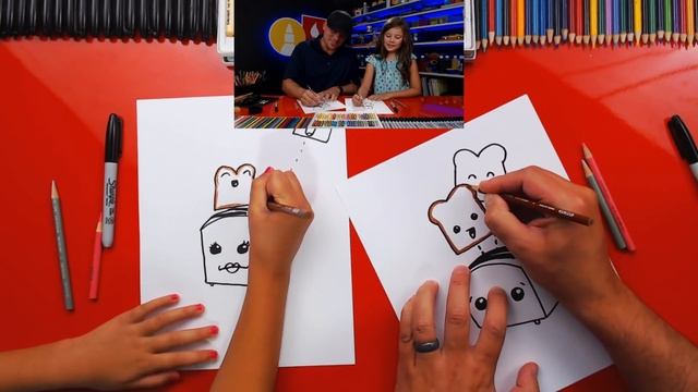 How To Draw Funny Toast And Toaster смотреть онлайн