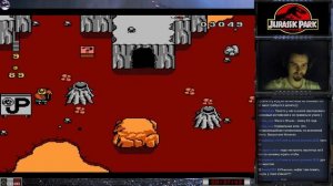 Jurassic Park прохождение 100%| Игра на (Dendy, Nes, Famicom, 8 bit) 1993 Ocean. Live cтрим HD [RUS