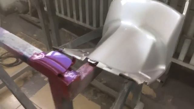 Завершение покраски пластика скутера Хонда дио 35 zx смотреть онлайн