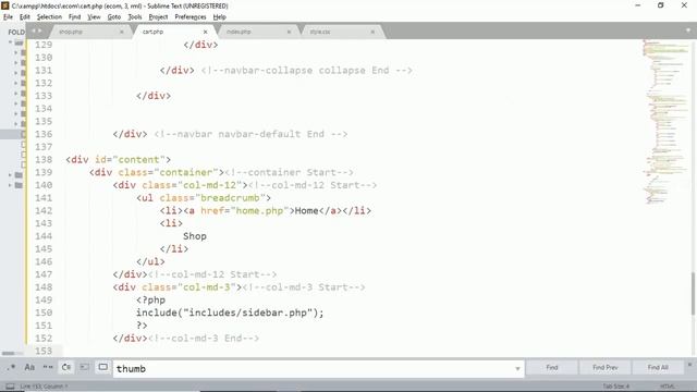 34 Creating Cart Page Part 1 ? E Commerce Website In PHP & MySQL New Video смотреть онлайн
