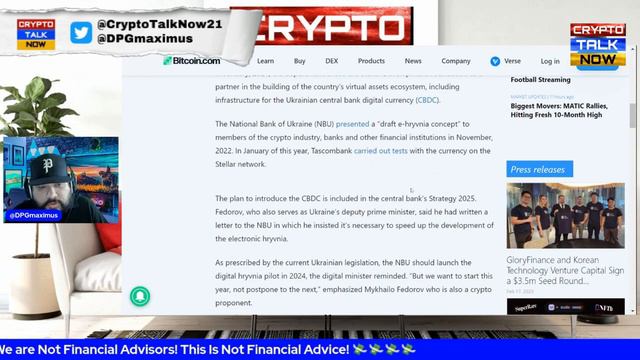 🚨STELLAR XLM - UKRAINE SPEEDS UP DIGITAL HRYVNIA PROJECT #STELLAR #XLM #ISO20022 смотреть онлайн